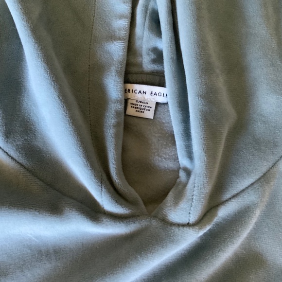 American Eagle Teal Hoodie - Picture 4 of 5